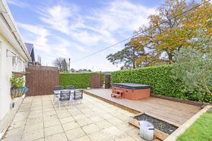 Side Patio and Hot Tub Area- click for photo gallery